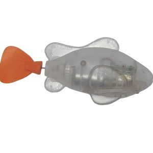 China Funny Interactive Electric Robot Fish Toy Baby Bath Swimming Fish Toy With Led Light on sale