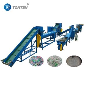 Waste Plastic PET Bottle Washing Crusher Recycling Machine Line
