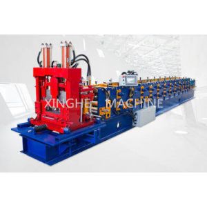 Quality Easy Installation Purlin Roll Forming Machine With 9.0 Tons Uncoiler Machine for sale