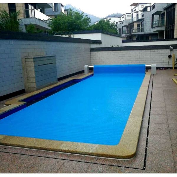Buy PC 8X4M Automatic Swimming Pool Cover With A Roller at wholesale prices