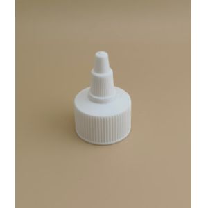 White Plastic Ribbed Jelly Cap for Paint Bottles