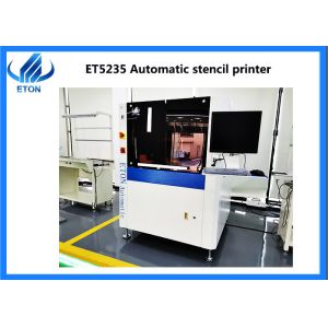 Full Automatic SMT Stencil Printer Machine Unique Top Flattened Side Clamping