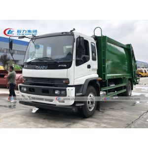 ISUZU FTR 4x2 6 Wheeler 12CBM LHD Waste Collection Truck