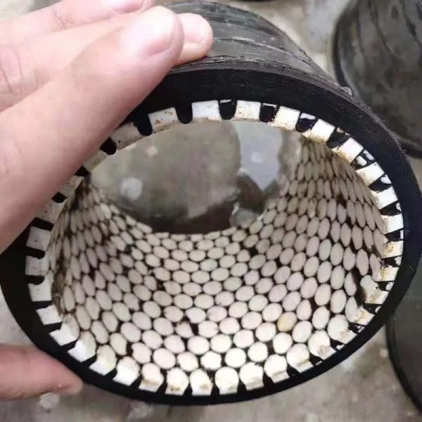 South Africa Mining Ceramic Lined Hose Black with Clamps Coupling