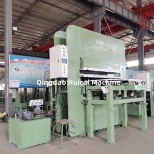 Oil Calefaction 13KW Main Motor Power Vulcanizing Press for Rubber Line and