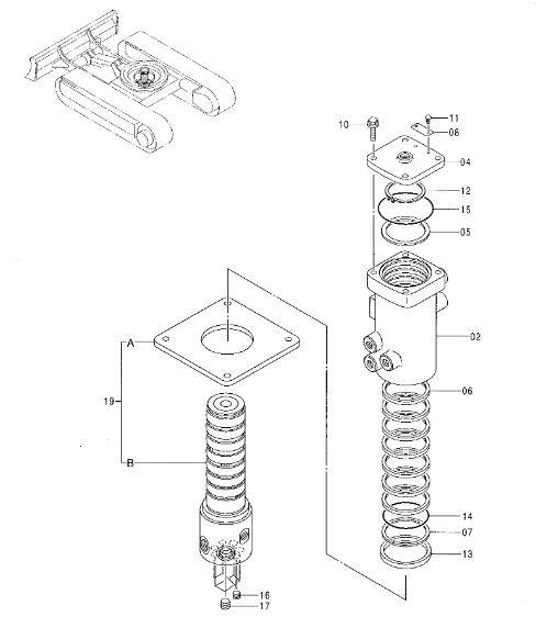 4403528 Center Joint Seal Kit Fits Hitachi EX27U EX27UNA EX30U EX30UR-3 EX35U EX35UNA EX40UR-3 ZX27U ZX30 ZX30U ZX30UR