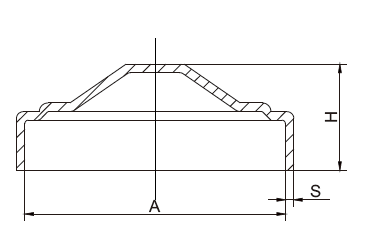 2 3/8" 2 1/2" Galvanized Fence Post Caps 6x6 4x4 Powder Coated Welds Inside Outside 4 Step