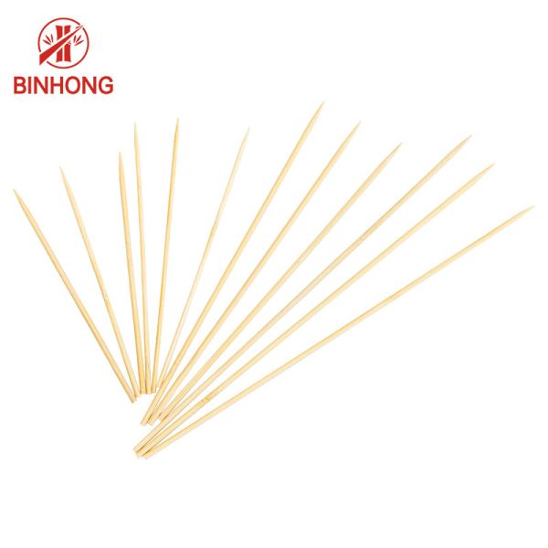 Buy Eco Friendly Custom Logo 7cm BBQ Bamboo Sticks at wholesale prices