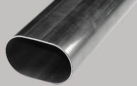 304 316 Stainless Steel Tube Handrail Flat Oval Polished Finish