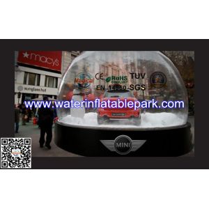 Snow Globe Inflatable Bubble Tent Trade Show , Adverting Transparent Bubble Dome