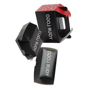 Custom Logo Disposable Packaging Boxes for Hamburger Fries Chicken ISO9001