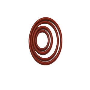 Customer High Temperature Waterproof Silicone O-Ring Red and White Rubber Ring for ORK