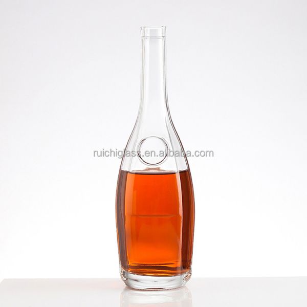 Buy Exquisite Custom Design 300ml 500ml Vodka Whiskey Glass Liquor Bottle for Supply at wholesale prices
