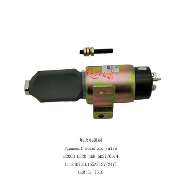 Buy 5i-7518 Excavator Spare Parts 320 Engine S6k Stop Solenoid at wholesale prices