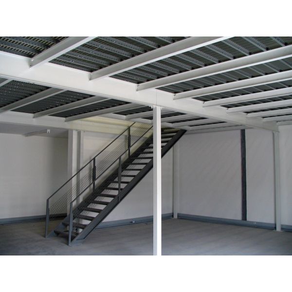 Buy Structural Steel Building With Mezzanine Floor For Office Or Stock System at wholesale prices