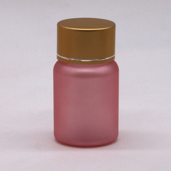 40ml PET Custom Service Plastic Pill Bottle with Frost Surface and Child Safety Cap