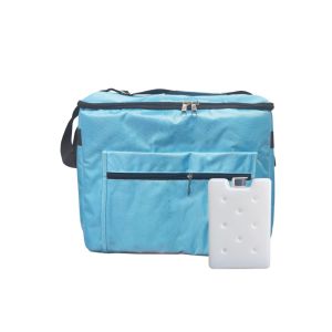 Green 33L Custom Soft Coolers Logistic Medical Cold Chain Bag