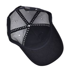 Unisex Constructed Cotton Front 6 Panel Trucker Cap High Profile Crown