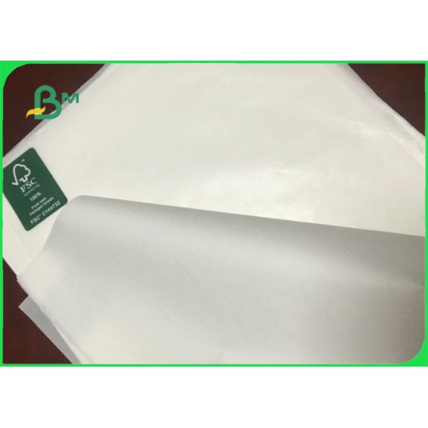 30gsm 35 gsm Food Grade Uncoated White Sack Kraft Paper FDA EU SGS Certified