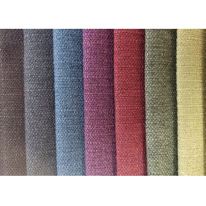 100% Polyester Linen Sofa Fabric TUV 142cm Woven Textile