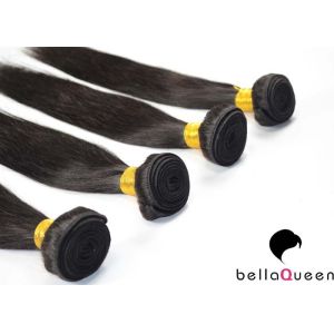 Natural Looking Silky Straight Brazilian Virgin Human Hair With Natural Black