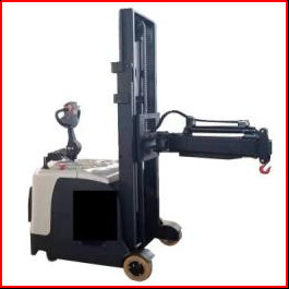 China Outdoor Work Electric Pallet Truck Stand Up Rated Load 1.5 Ton on sale