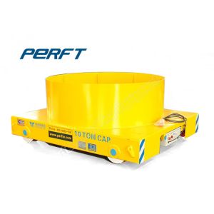 200t Electric Large Table Rail Transfer Cart For Ladles