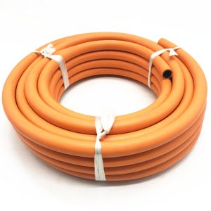 8X15mm 20Bar Rubber LPG Gas Pipe High Tensile Polyester