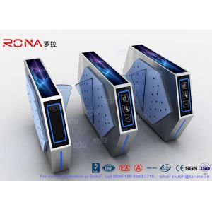 Access Control Automatic Flap Barrier Gate Walk Through Optical Turnstile