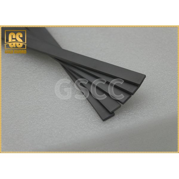 Buy Stable Carbide Wear Strips , Cemented Tungsten Carbide Less 2MM Thickness at wholesale prices