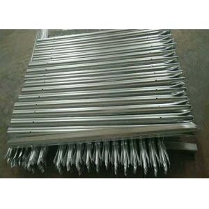 Wide 2750mm Green Palisade Fencing On Top Of Wall