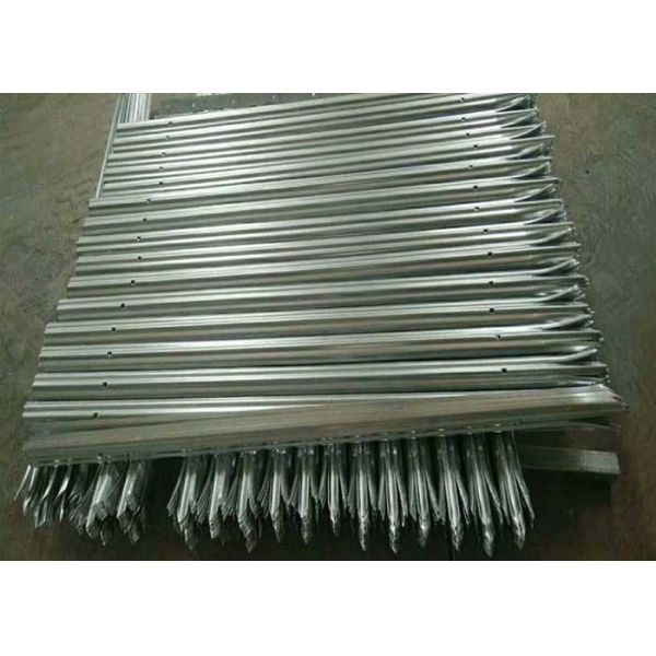 Buy Wide 2750mm Green Palisade Fencing On Top Of Wall at wholesale prices