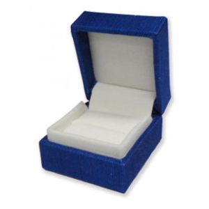 Printed Mini Paper Ring Jewelry Box High Gloss Embossing Logol Durable