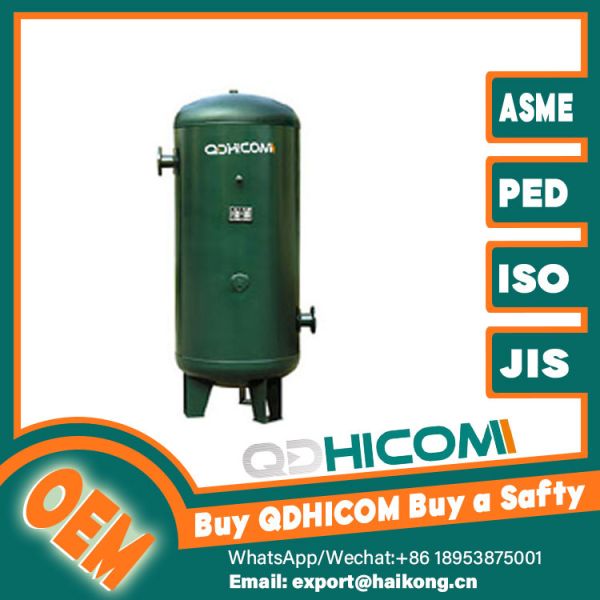 Buy Durable Air Holding Tank Welded Carbon Steel Vertical Receiver Tank For Machinery Operations at wholesale prices