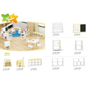 Economical Wooden Preschool Furniture Easy Cleaning Low Maintain Strudy
