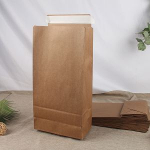 Customizable Square Bottom Paper Bag 10x15cm Recycled Paper Envelopes
