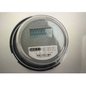 Quality Socket Type Single Phase Electric Meter , Clear Cover AC 1 Phase 2 Wire Static KWH Meter for sale