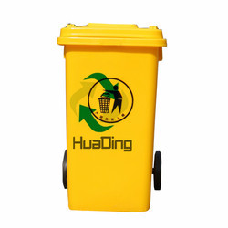 Eco-Friendly 80L Plastic Container Round Waste bin