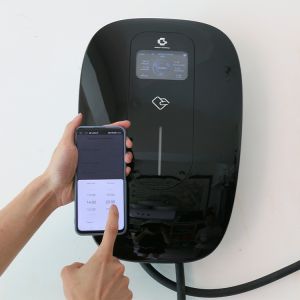 22kw 3 Phase Electric Car Smart Charger 32A Bluetooth With Wireless Function