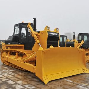 320HP SD32 SHANTUI Crawler Bulldozer With 335.5L / Min Displacement
