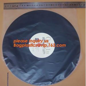 Biodegradable Resealable Clear Plastic Cd Sleeves album Packaging Bags,CD bag PP