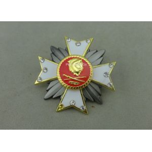 Die Casting Zinc Alloy Souvenir Badges , Government 3D Badge