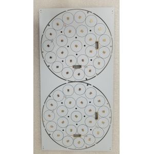 1L Aluminum Circuit Board 1OZ 1.6mm White Soldermask For Smart LED Product