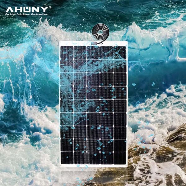 Waterproof Rigid Marine Solar Panels ETFE Surface 160 Watt RV Solar Panel