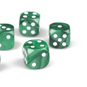 14mm 16mm D6 Engraved Board Game Dice Custom Logo