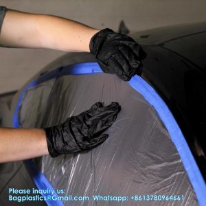 Overspray Protective Sheeting With 233+ Masking Tape (36 Mm), Translucent,