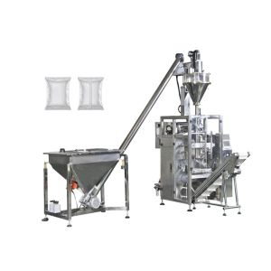 Wheat Powder Milk Powder Packing Machine Screw Pole Putting Material