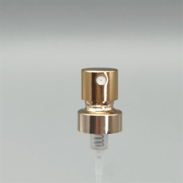 Buy Gold Aluminum Perfume Pump with Cap 21mm Fine Mist Sprayer at wholesale prices