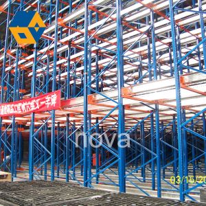 Multilayer Warehouse Storage Rack Shuttle Racking 1000kg Load Capacity