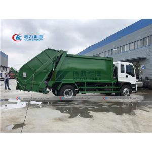 205HP ISUZU FTR 10T 12T Rubbish Compactor Truck